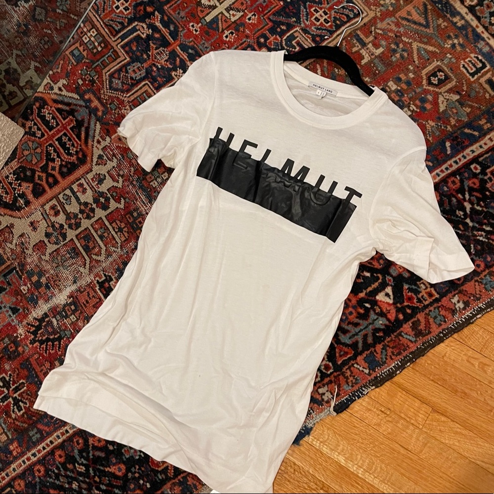 Helmut Lang logo shirt